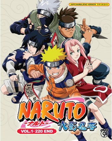 ENG DUB : NARUTO VOL.1-220 END